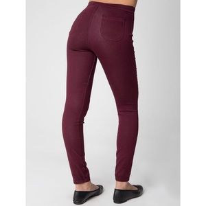 American Apparel Easy Jean (burgundy)